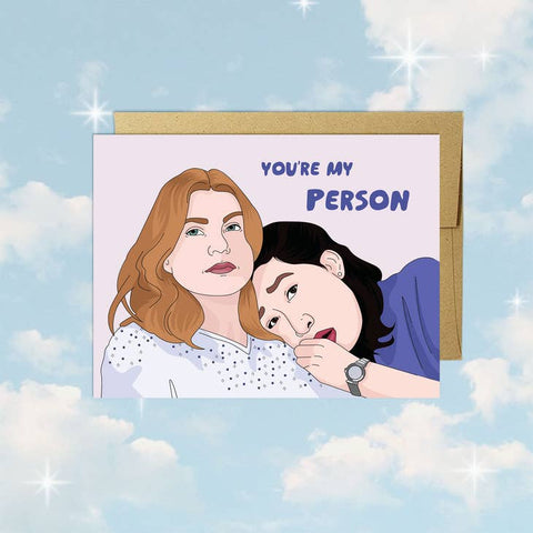You're My Person | Love & Friendship Card -  - Party Mountain Paper co. - Wild Lark