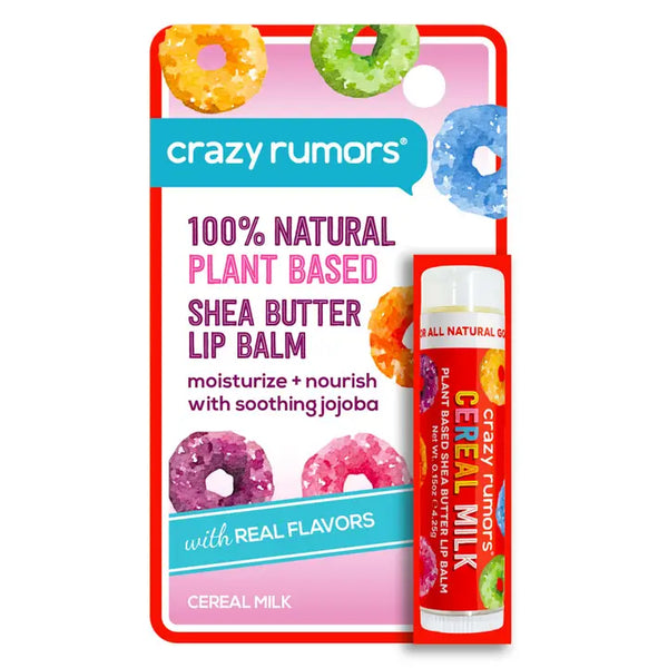 Vegan Lip Balm Cards by Crazy Rumors - Cereal Milk - Crazy Rumors - Wild Lark