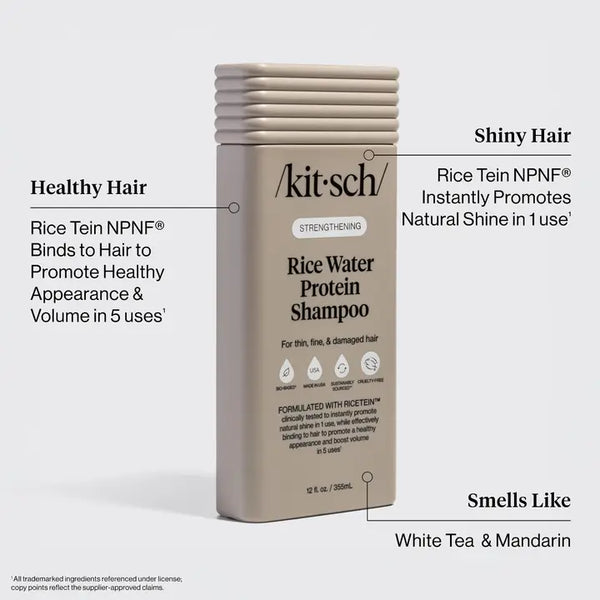 Rice Water Protein Shampoo - - KITSCH - Wild Lark