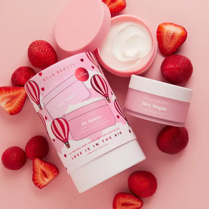 Love Is in the Air Strawberries & Champagne Body Care Set -  - NCLA Beauty - Wild Lark