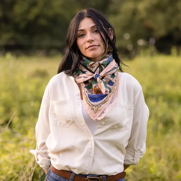 Large Bandana - - Handker - Wild Lark