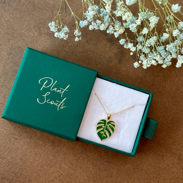 Monstera Leaf Necklace -  - Plant Scouts - Wild Lark