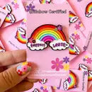 Pride Pins - Support LGBTQ+ Enamel Pin - Rainbow Certified - Wild Lark