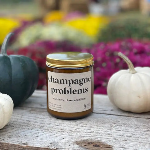 Soy Wax Candle - Champagne Problems - Sage Candle Co. - Wild Lark
