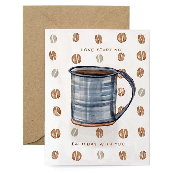 Greeting Cards - Morning Coffee Greeting Card - Lana's Shop - Wild Lark
