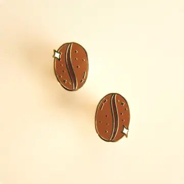 Occasionalish Enamel Pins - Coffee Beans Mini - Occasionalish - Wild Lark