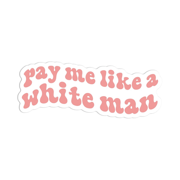 Stickers - Pay Me Like A White Man Snarky Feminist - Mouthy Broad - Wild Lark