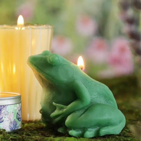 Beeswax Frog Candle -  - Big Dipper Wax Works - Wild Lark