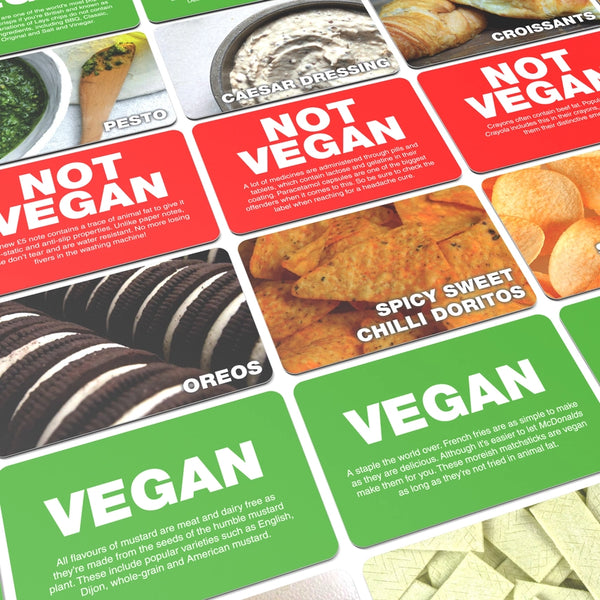 Vegan Not Vegan Card Gard - - Bubblegum Stuff US - Wild Lark