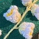 Summer Floral Embroidered Headband - Dark Green with White Flowers - Quince Fables - Wild Lark