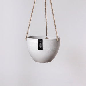 Hanging Planter Pot - 8" Stone - Kanso Designs - Wild Lark