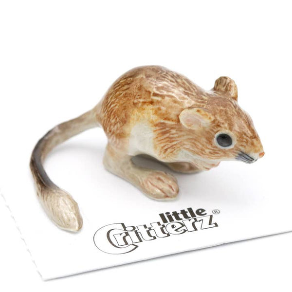 Porcelain Miniature Critters - Fresno Kangaroo Rat - Little Critterz - Wild Lark