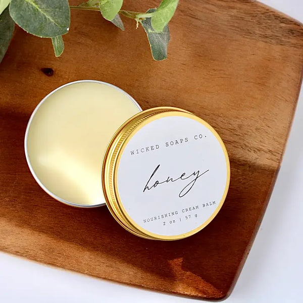 Honey Cream Balm - - Wicked Soaps Co. - Wild Lark