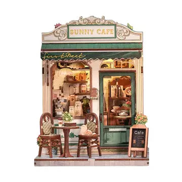 DIY Book Nook Kit - Sunny Cafe - Hands Craft - Wild Lark