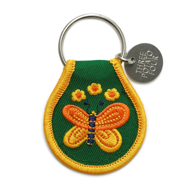 Patch Keychain - Butterfly - Three Potato Four - Wild Lark