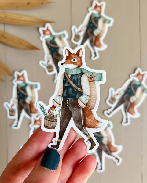 Sticker - Foraging Fox - Fox & Fables - Wild Lark