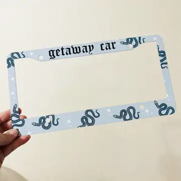 License Plate Frame - Getaway Car - Sonny Rising - Wild Lark