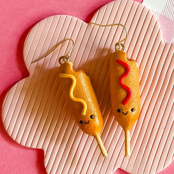 Food-themed Polymer Clay Earrings