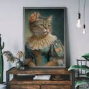 Animal Head Prints - Tabby Cat - Ink & Drop - Wild Lark