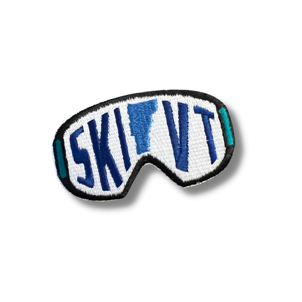 Vermont Stick-on Patches - Ski Vermont Goggles - Outpatch - Wild Lark