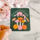 Stay Wild Forest Child Floral Mushroom Sticker -  - Wildflower Paper Company - Wild Lark