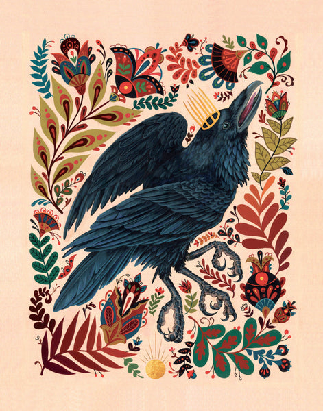 Rude Bones Print - - Mheld Illustration - Wild Lark