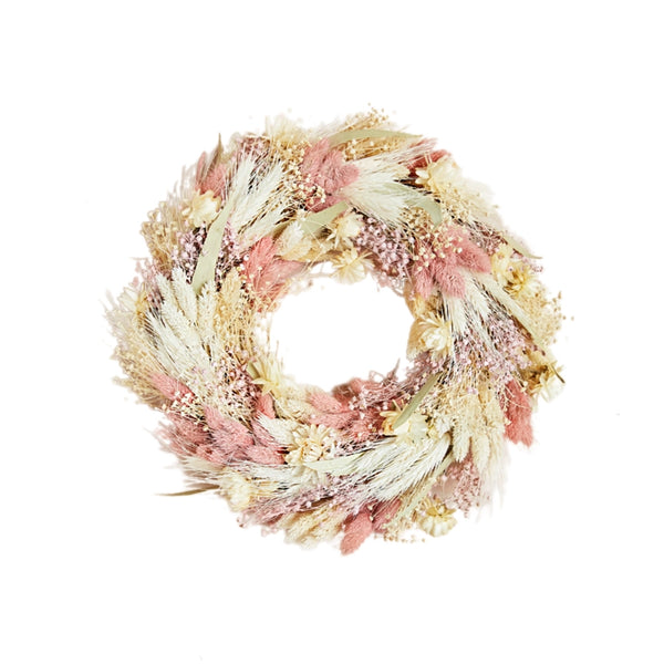Dried Flower Wreath - Blush - Small - Wildflowers by Floriette - Wild Lark