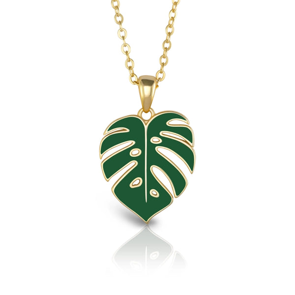 Monstera Leaf Necklace -  - Plant Scouts - Wild Lark