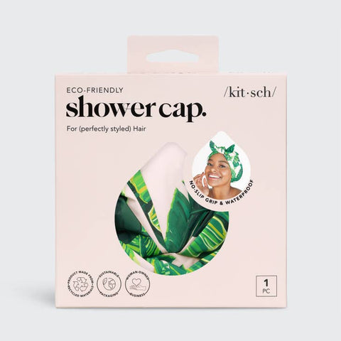 Luxury Shower Cap - Palm Print -  - KITSCH - Wild Lark