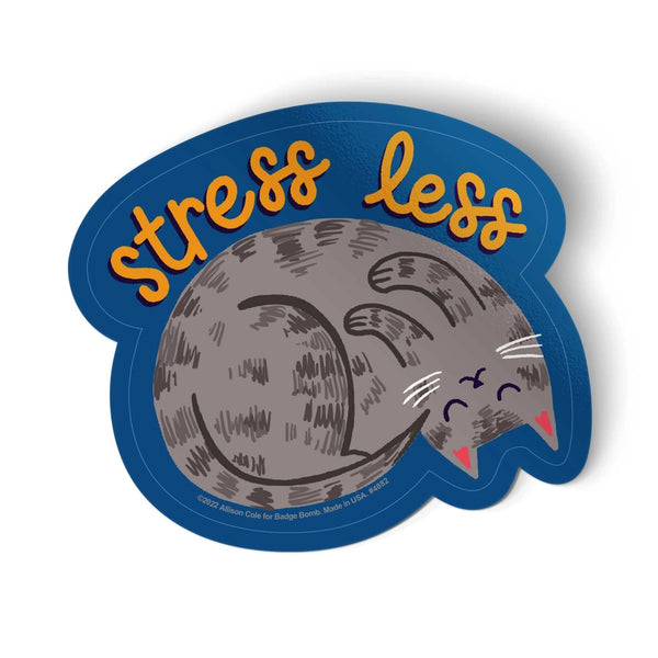 Stickers - Stress Less - Badge Bomb - Wild Lark