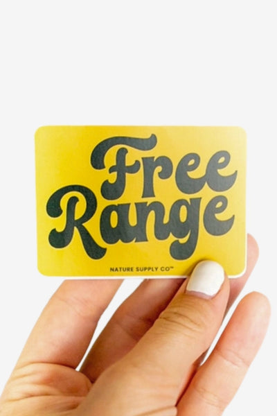 Nature Supply Co. Stickers - Free Range - Nature Supply Co. - Wild Lark