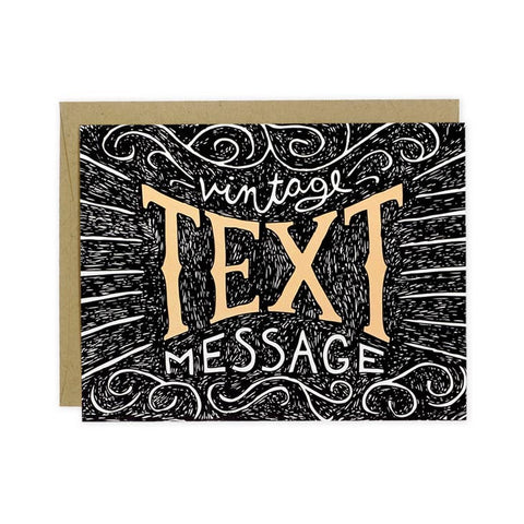 Vintage Text Message Greeting Card -  - Wit & Whistle - Wild Lark