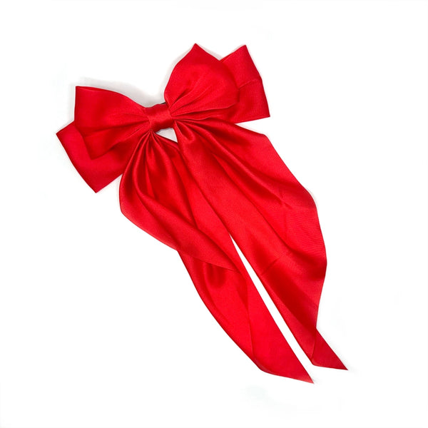Victoria Hair Bow - Red - Rainbow Unicorn Birthday Surprise - Wild Lark