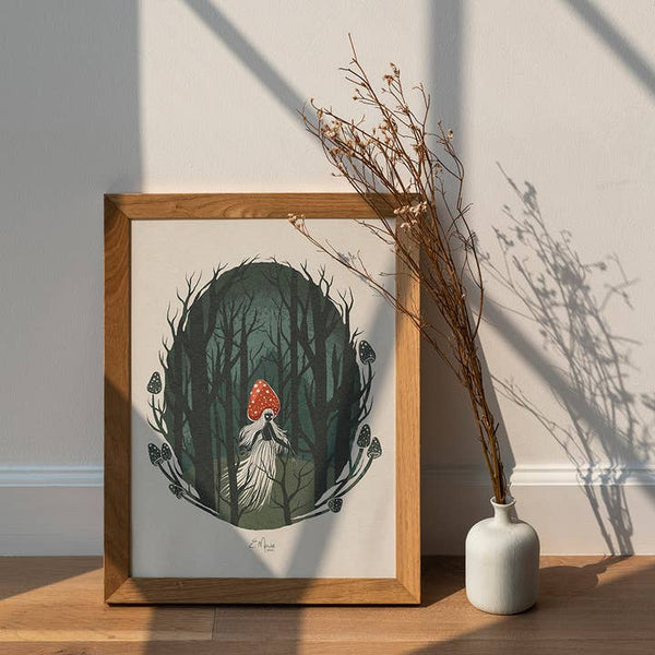 Forest Mushie 8x10 Art Print -  - Elissa Marie Creative - Wild Lark