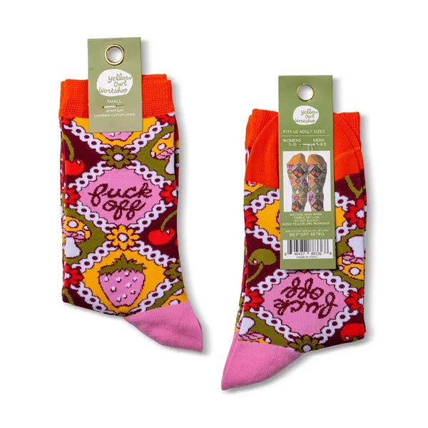 Crew Socks - - Yellow Owl Workshop - Wild Lark