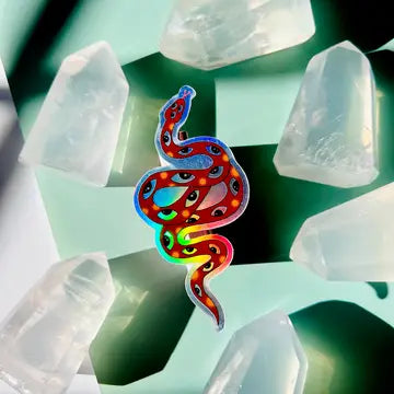 Ark Made Holographic Stickers - Wise Snake Medicine - Ark Made - Wild Lark