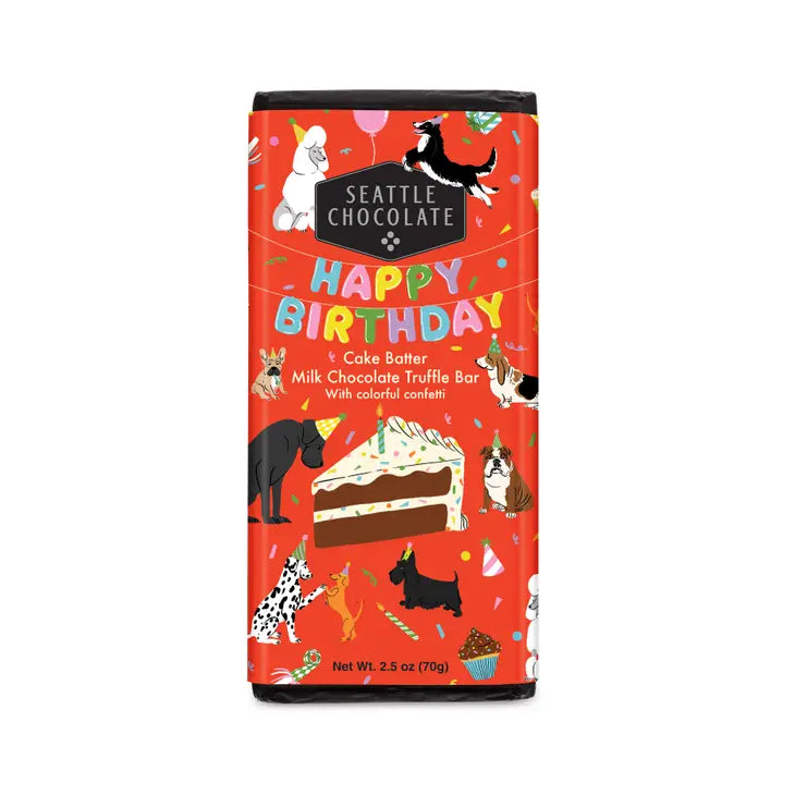 Happy Birthday Truffle Bar -  - Seattle Chocolate - Wild Lark