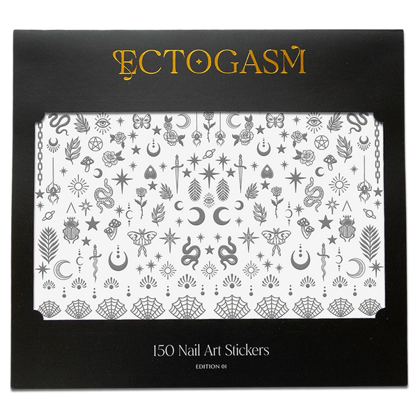 Witchy Nail Stickers - Black - Ectogasm - Wild Lark