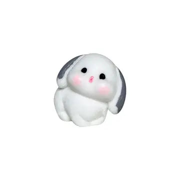 Jar Pets - Grey Floppy Bunny - Moss Amigos - Wild Lark