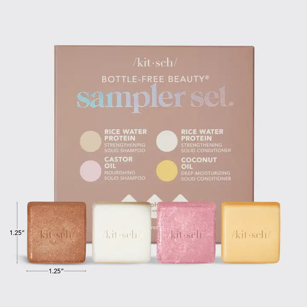 Bottle-Free Beauty Sampler Set 4 piece - - KITSCH - Wild Lark