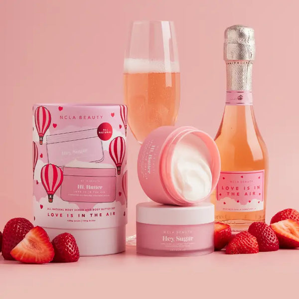 Love Is in the Air Strawberries & Champagne Body Care Set -  - NCLA Beauty - Wild Lark