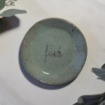 Mini Plate - Fuck - Mud & Maker - Wild Lark