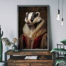 Animal Head Prints - Badger Lady - Ink & Drop - Wild Lark