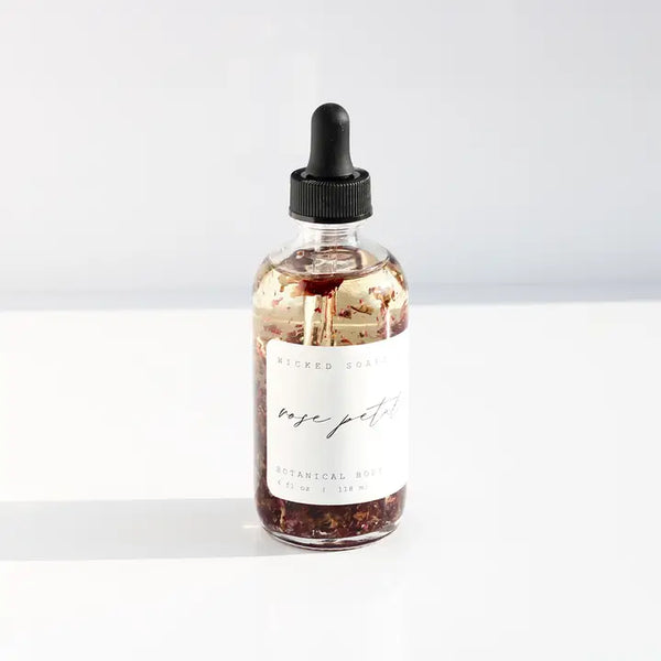 Rose Petal Body Oil - - Wicked Soaps Co. - Wild Lark