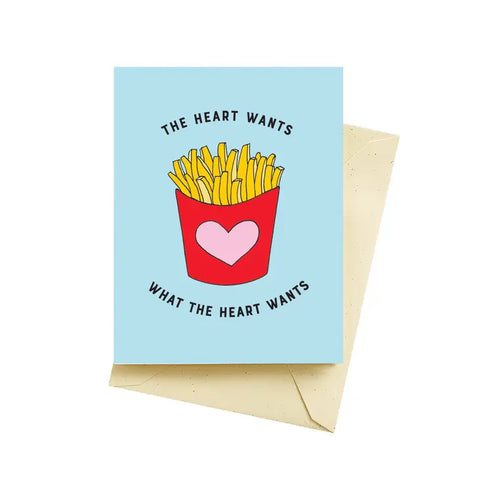 Fries Love Card -  - Seltzer Goods - Wild Lark
