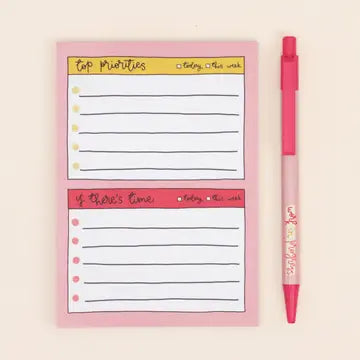 A6 Notepads by Oh, Laura - Top Priorities - Oh, Laura - Wild Lark