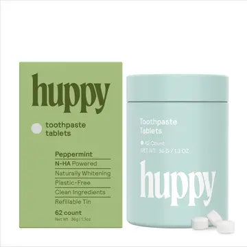 Huppy Fluoride-Free Toothpaste Tablets - Peppermint - Huppy - Wild Lark
