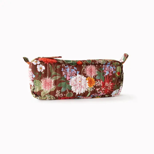 Cotton Quilted Pencil Pouch - Russet - Botanica Paper Co. - Wild Lark