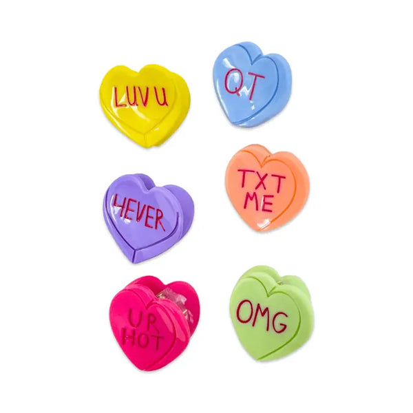Micro Claw Clip Sets - Candy Hearts - Jenny Lemons - Wild Lark