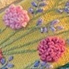 Summer Floral Embroidered Headband - Yellow with Purple Flowers - Quince Fables - Wild Lark